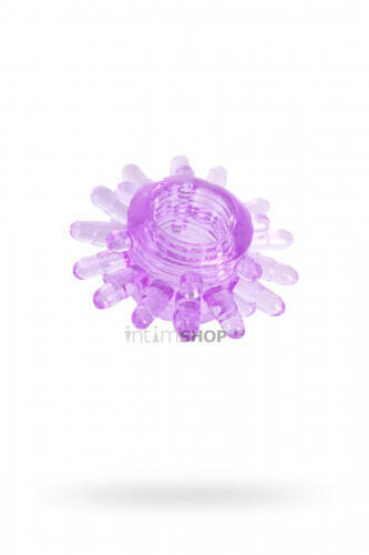 Эрекционное кольцо Toyfa с шипами, фиолетовое (Фиолетовый) 