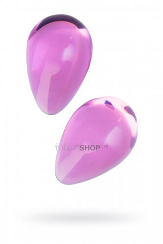 Вагинальные шарики Sexus Glass, розовые (Розовый) 
