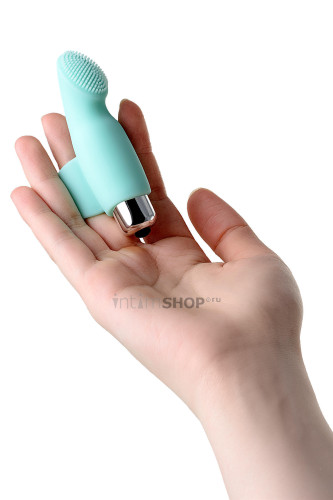 Вибронасадка на палец для клиторальной стимуляции JOS BLISS, мятная, 9 см (Мятный) 