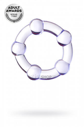 Эрекционное кольцо Toyfa A-Toys, силикон, фиолетовое (Прозрачно-фиолетовый) 