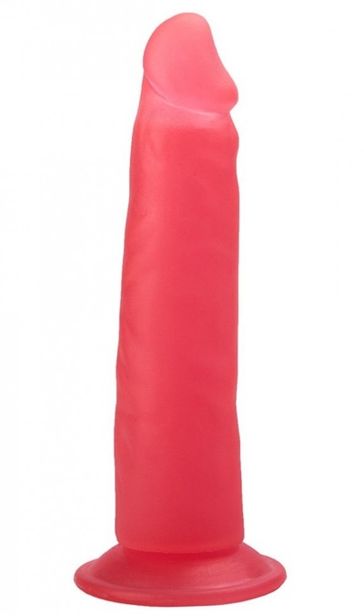 Розовый фаллоимитатор на подошве в виде присоски - 16,5 см. LOVETOY (А-Полимер) 