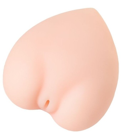 Телесный мастурбатор-вагина в форме сердца Toyfa Basic 