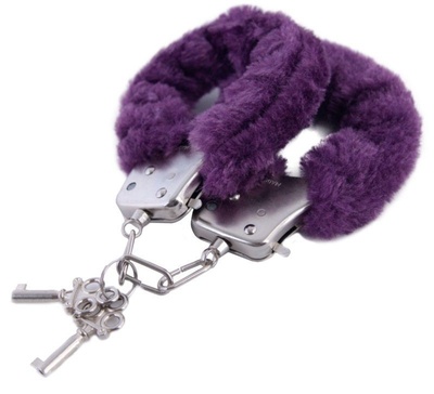 Фиолетовые наручники Toyfa Basic (фиолетовый) 