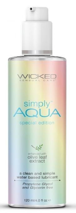 Легкий лубрикант на водной основе Aqua Special Edition - 120 мл. Wicked 