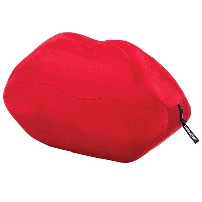 Красная микрофибровая подушка для любви Kiss Wedge Liberator (красный) 