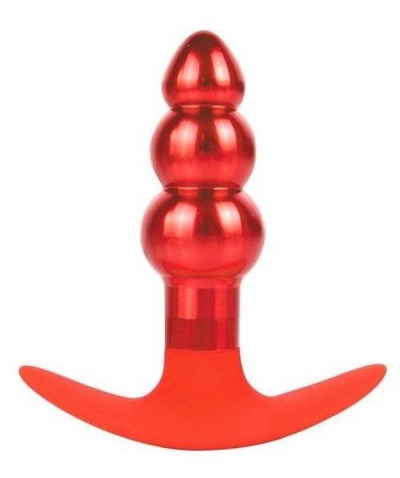 Анальная втулка красного цвета - 9,6 см. Bior toys (красный) 