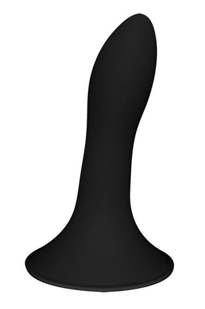 Черная анальная пробка двойной плотности Hitsens 5 - 12,9 см. Adrien Lastic (черный) 