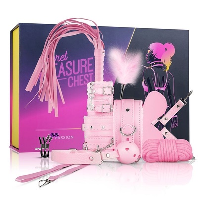 Розовый эротический набор Pink Pleasure Secret Pleasure Chest 