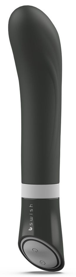 Черный G-стимулятор с вибрацией Bgood Deluxe Curve - 19,3 см. B Swish 