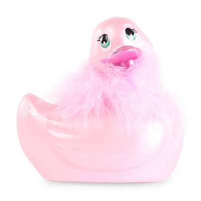 Розовый вибратор-уточка I Rub My Duckie 2.0 Paris Big Teaze Toys 