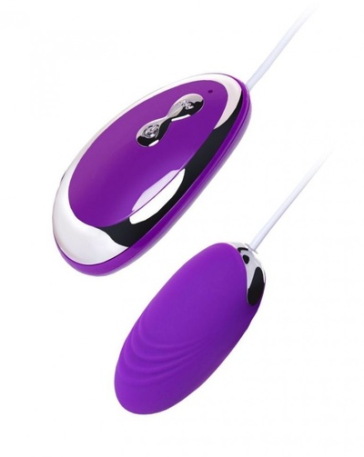 Фиолетовое виброяйцо A-Toys - 6,5 см. (фиолетовый) 