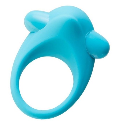 Голубое эрекционное силиконовое кольцо TOYFA A-Toys (голубой) 
