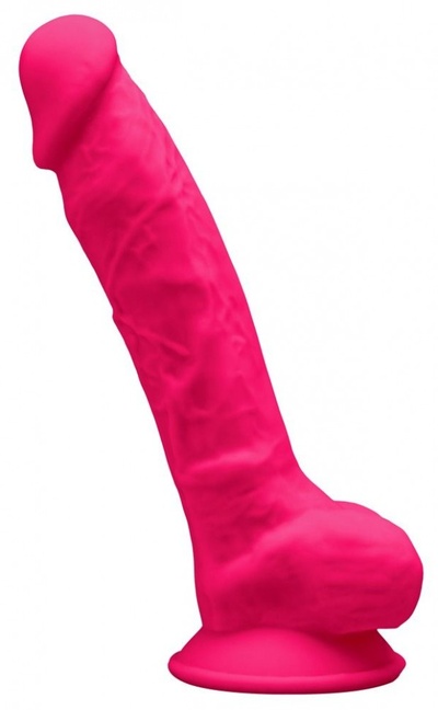 Розовый фаллоимитатор-реалистик Premium Dildo 7" Model 1 Premium - 17,5 см. Adrien Lastic 