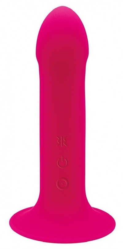 Ярко-розовый вибратор Hitsens 2 - 17,2 см. Adrien Lastic 