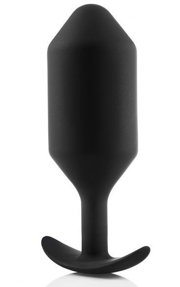 Черная анальная пробка для ношения B-vibe Snug Plug 6 - 17 см. (черный) 