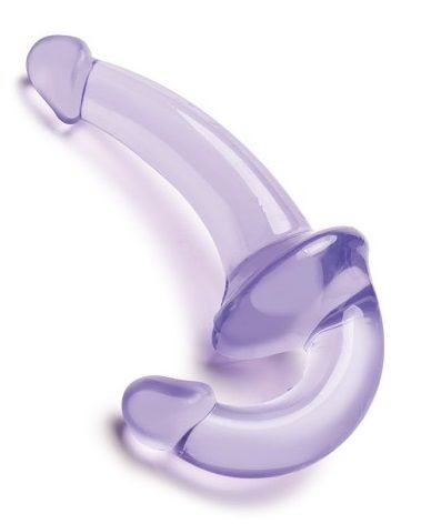 Фиолетовый безремневой страпон Strapless Strap-On Lux Fetish 