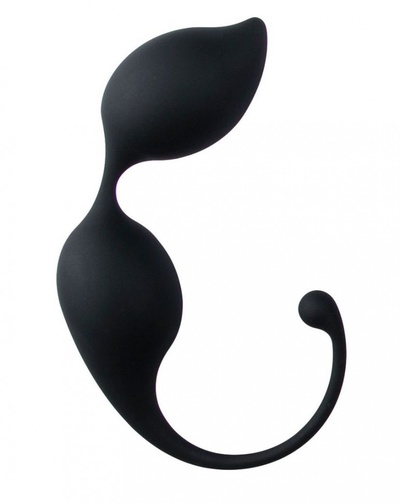 Черные вагинальные шарики Jiggle Mouse Easy toys (черный) 