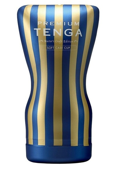 Мастурбатор TENGA Premium Soft Case Cup (синий) 