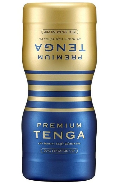 Мастурбатор TENGA Premium Dual Sensation Cup (синий) 
