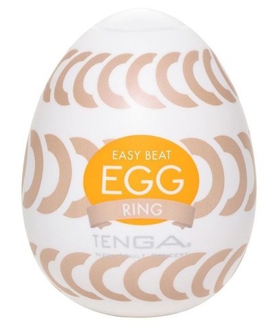 Мастурбатор-яйцо RING Tenga (молочный) 