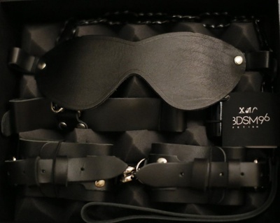 БДСМ-набор в черном цвете "Послушный муж" BDSM96 (черный) 