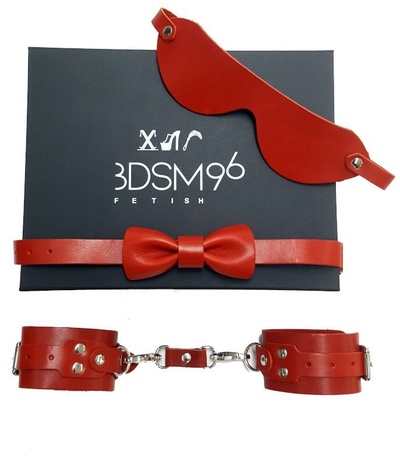 БДСМ-набор в красном цвете "Джентльмен" BDSM96 (красный) 