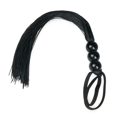 Черная силиконовая плеть Silicone Whip - 32 см. Easy toys (черный) 