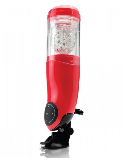 Автоматический мастурбатор-ротик с подсветкой Mega-Bator Mouth PipeDream (красный) 