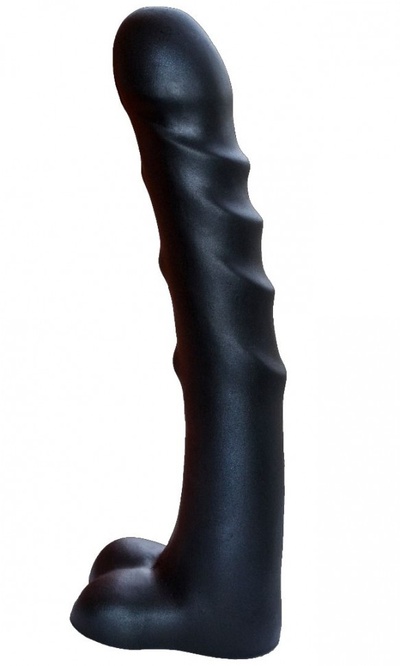 Чёрный фаллоимитатор-гигант PREDATOR - 37 см. LOVETOY (А-Полимер) (черный) 