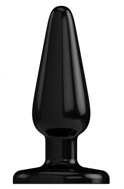 Черная коническая анальная пробка Basic 5 Inch - 12,7 см. Shots Media BV (черный) 