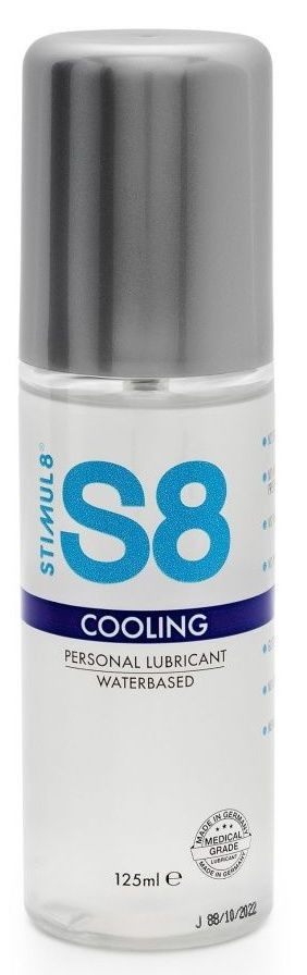 Охлаждающий лубрикант на водной основе S8 Cooling Lube - 125 мл. Stimul8 