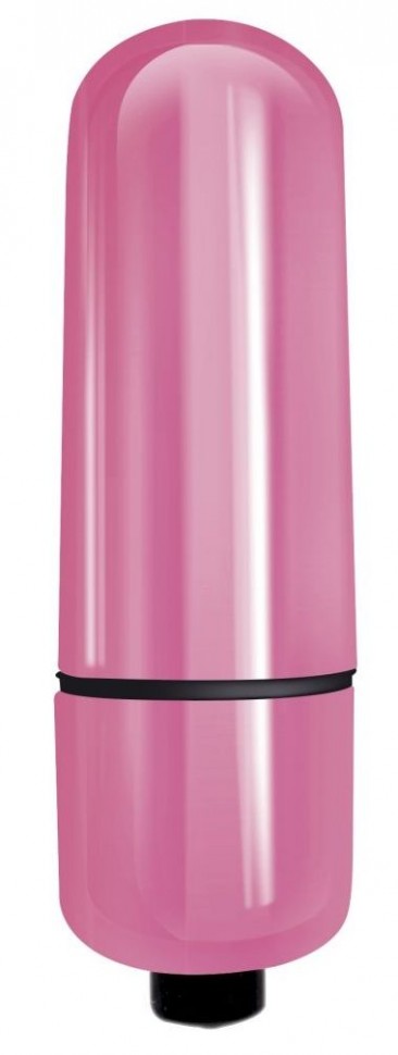 Розовая гладкая вибропуля Mady - 6 см. Indeep (розовый) 