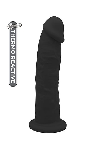 Черный фаллоимитатор на присоске DILDO 9INCH - 22 см. Dream Toys 