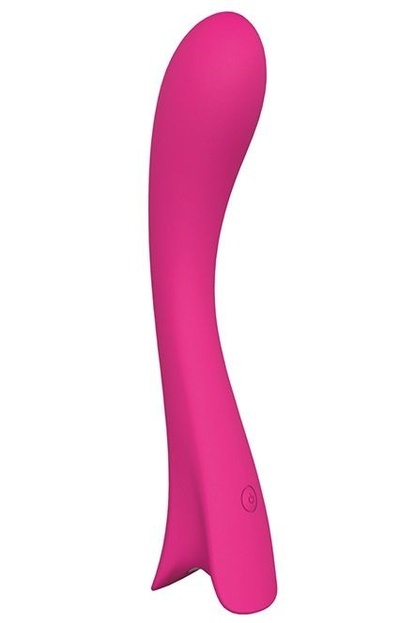 Розовый перезаряжаемый вибратор LOVELY PRINCESS - 15 см. Dream Toys 