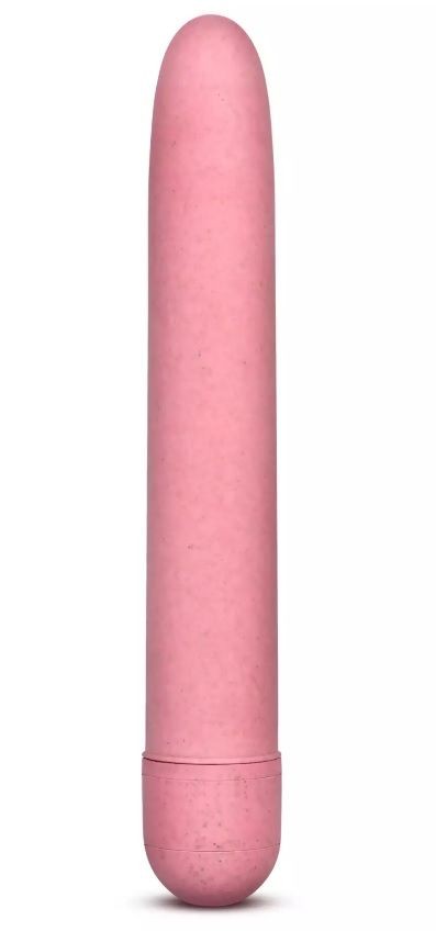 Розовый биоразлагаемый вибратор Eco - 17,8 см. Blush Novelties 