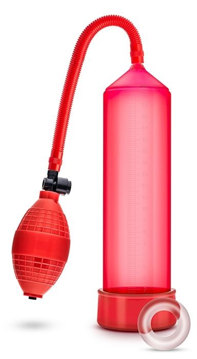 Красная вакуумная помпа VX101 Male Enhancement Pump Blush Novelties (красный) 