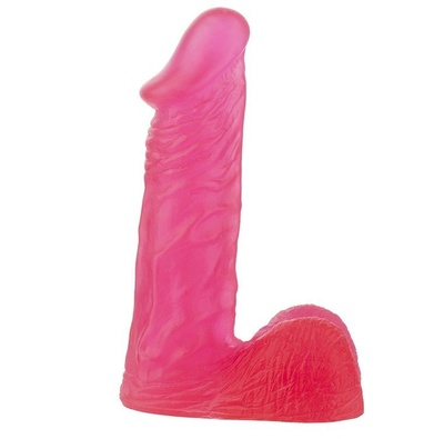 Розовый гелевый фаллоимитатор XSKIN 6 PVC DONG - 15 см. Dream Toys 