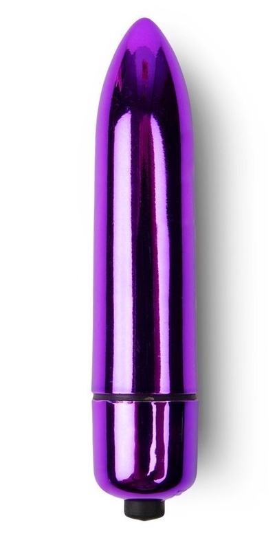 Фиолетовая вибропуля с заостренным кончиком Brazzers (фиолетовый) 