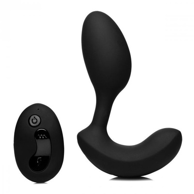 Черный стимулятор простаты 10X P-Flexer Prostate Stimulating Anal Butt Plug - 13,7 см. XR Brands 
