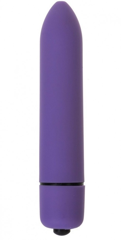 Фиолетовая вибропуля с заострённым кончиком - 9,3 см. OYO (фиолетовый) 