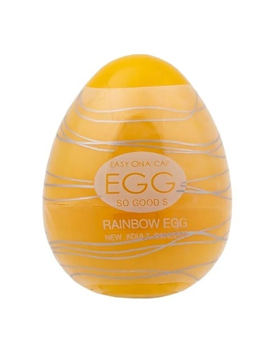 Мастурбатор-яйцо OYO Rainbow Yellow (прозрачный) 