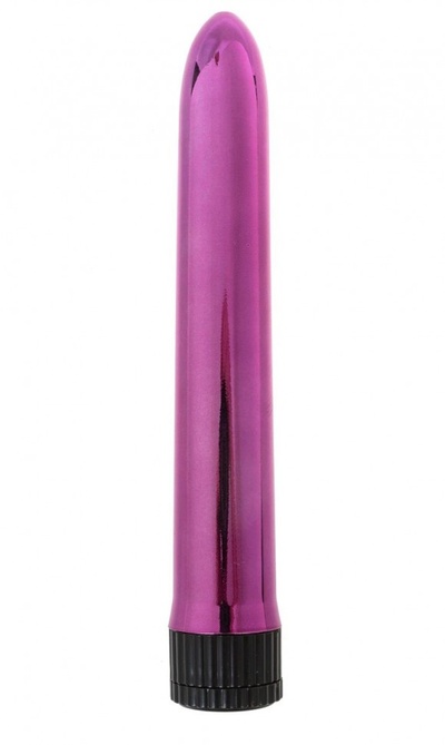 Розовый классический вибратор - 18 см. OYO 