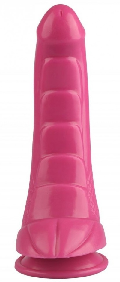 Розовый анальный фаллоимитатор - 24 см. Джага Джага 