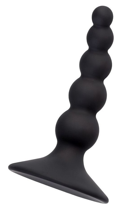 Черная анальная втулка Bootes - 10 см. POPO Pleasure (черный) 
