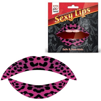 Lip Tattoo Розовая пантера Erotic Fantasy (розовый с черным) 
