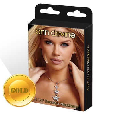 Золотистое украшение со звездочками Ann Devine (золотистый) 