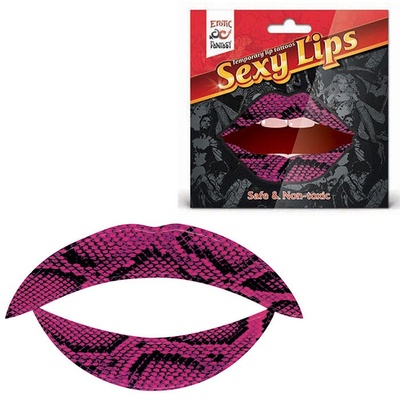 Lip Tattoo Фиолетовая змея Erotic Fantasy (фиолетовый) 