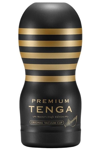 Мастурбатор TENGA Premium Original Vacuum Cup Strong (черный) 
