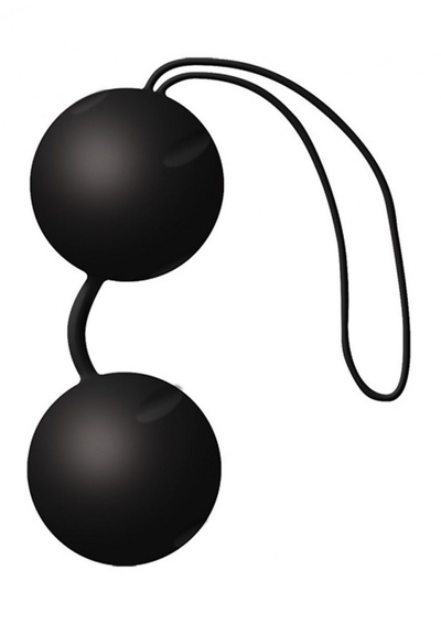 Чёрные вагинальные шарики Joyballs Black Joy Division (черный) 