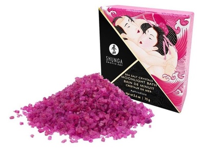 Соль для ванны Bath Salts Aphrodisia с цветочным ароматом - 75 гр. Shunga (розовый) 